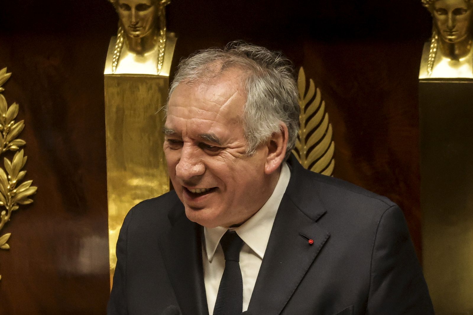 epa11824249 French Prime Minister Francois Bayrou delivers a general policy statement at the French National Assembly in Paris, France, 14 January 2025.  EPA/TERESA SUAREZ