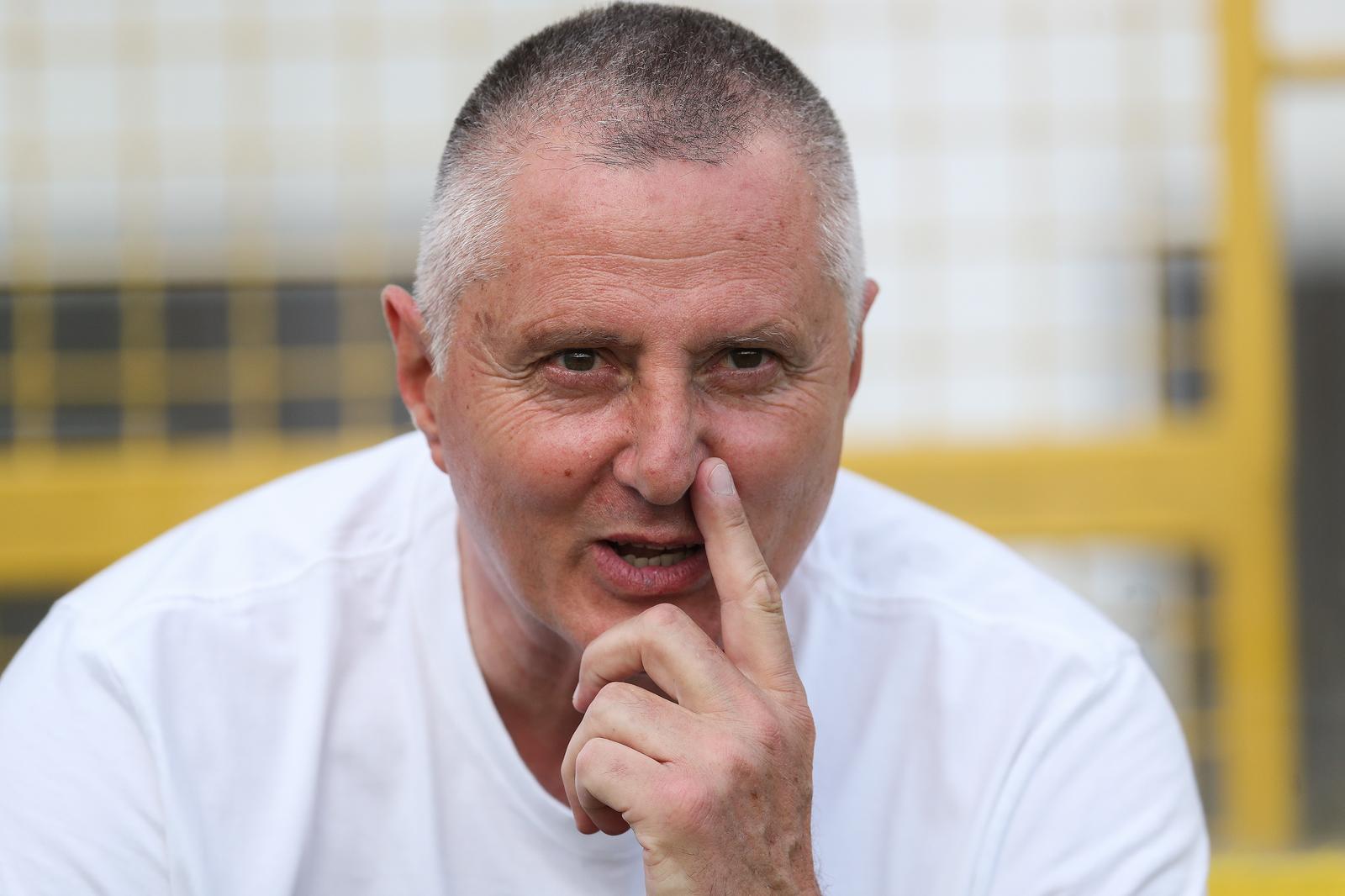 01.07.2020., stadion Ivan Laljak-Ivic, Zapresic - Hrvatski Telekom Prva liga, 32. kolo, NK Inter Zapresic - GNK Dinamo. Trener Intera Tomislav Ivkovic.rPhoto: Luka Stanzl/PIXSELL