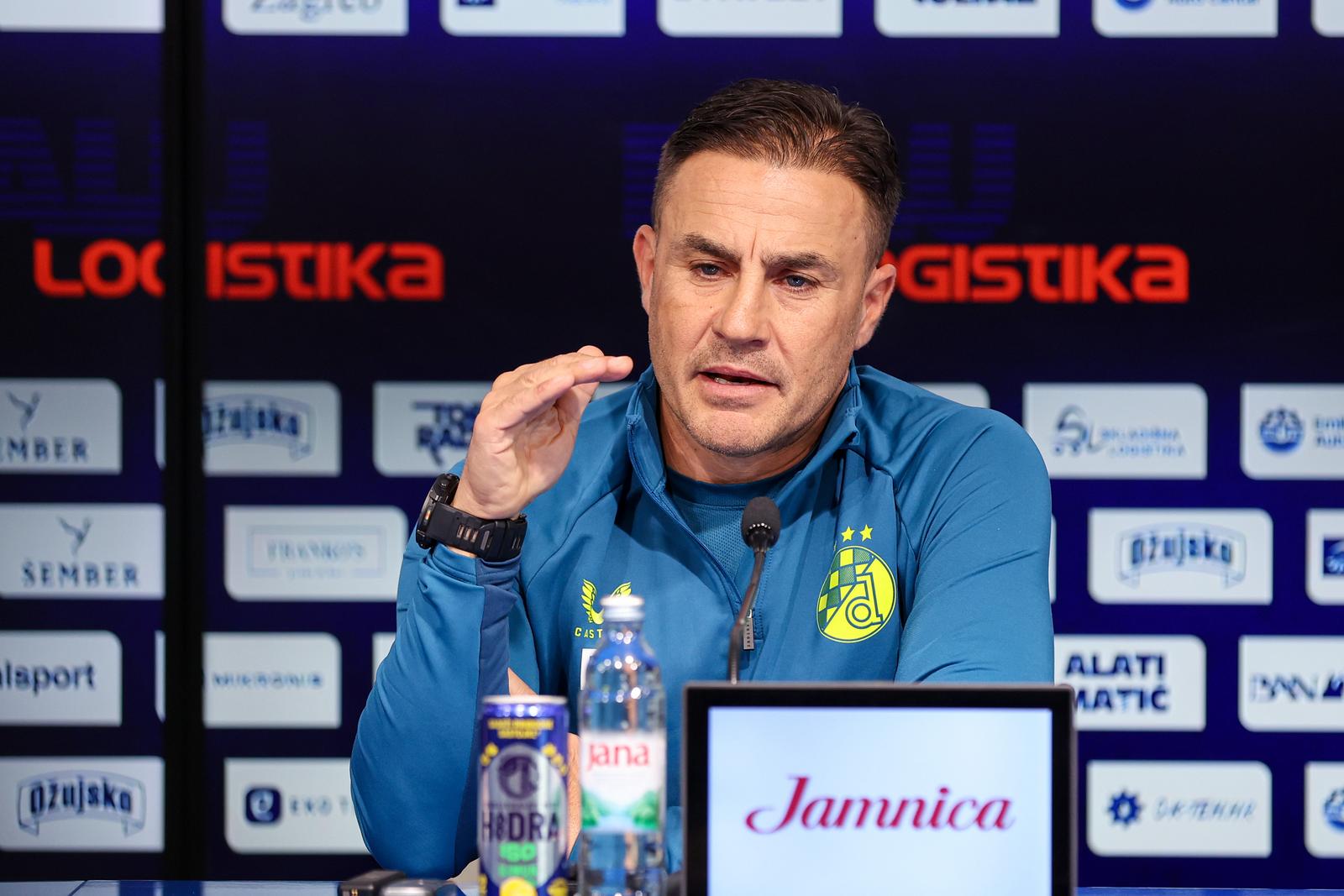 03.01.2025., Zagreb - Novi trener Dinama Fabio Cannavaro predstavljen je na konferenciji za medije na stadionu Maksimir. Photo: Matija Habljak/PIXSELL