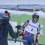 04.01.2025., Kranjska Gora, Slovenija - Prva voznja zenskog veleslaloma FIS Svjetskog skijaskog kupa. Photo: Igor Soban/PIXSELL