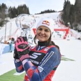 05.01.2025., Kranjska Gora, Slovenija - Utrka zenskog slaloma FIS Svjetskog skijaskog kupa. Zrinka Ljutic pobjedila je u utrci. Photo: Igor Soban/PIXSELL