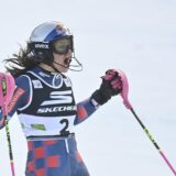 05.01.2025., Kranjska Gora, Slovenija - Druga voznja zenskog slaloma FIS Svjetskog skijaskog kupa. Zrinka Ljutic Photo: Igor Soban/PIXSELL