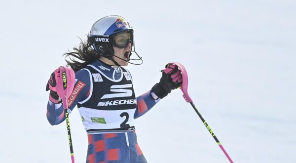 05.01.2025., Kranjska Gora, Slovenija - Druga voznja zenskog slaloma FIS Svjetskog skijaskog kupa. Zrinka Ljutic Photo: Igor Soban/PIXSELL