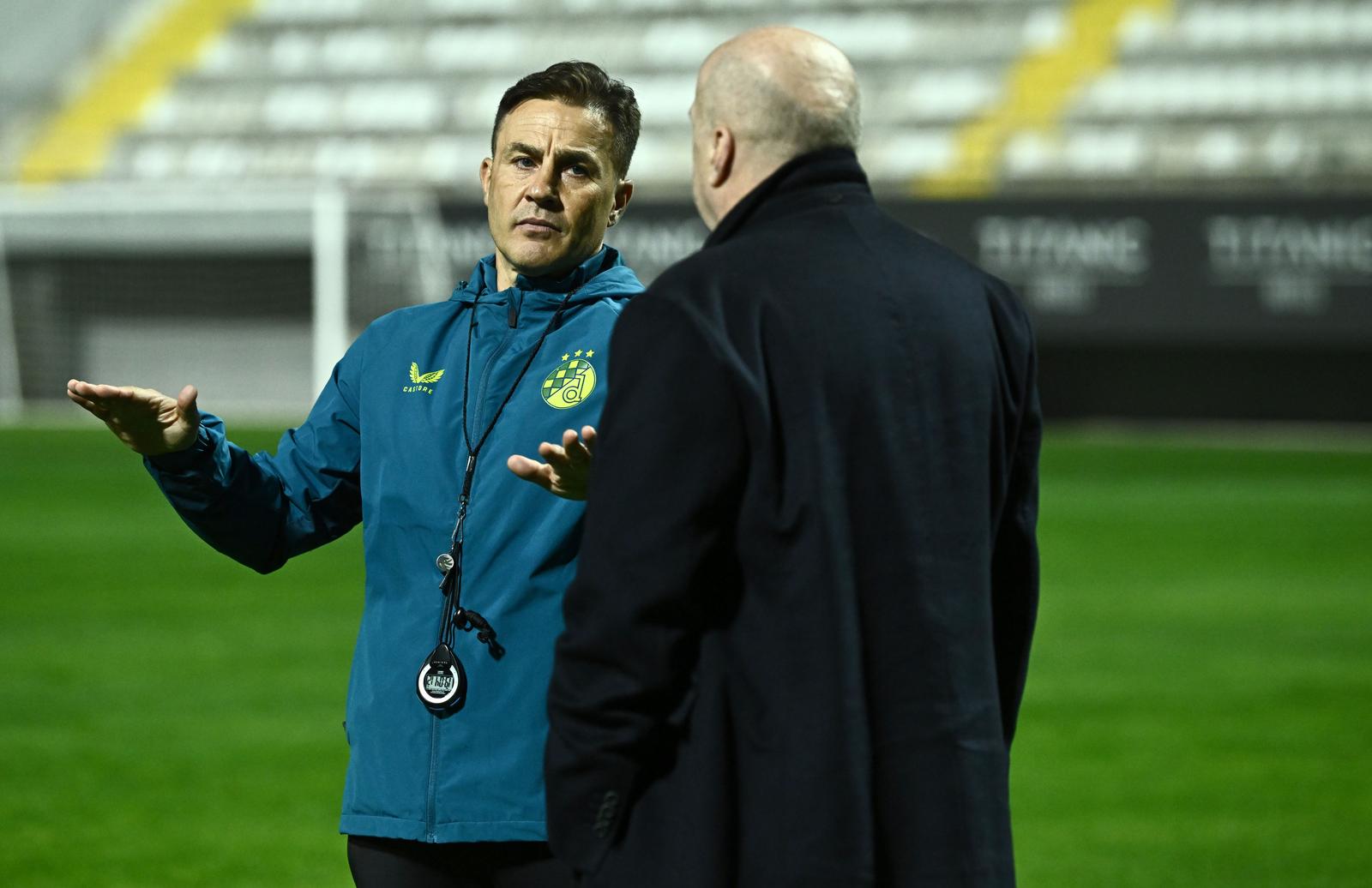 06.01.2025., Belek, Turska - Trening GNK Dinamo na priprema u Turskoj. Trener Dinama Fabio Cannavaro, predsjednik kluba Velimir Zajec. Photo: Marko Lukunic/PIXSELL