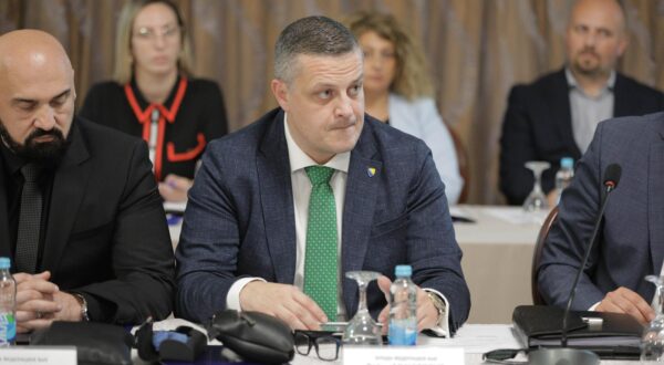 08.06.2023., Banjaluka (BiH) – U Administrativnivnom centru Vlade RS odrzava se cetvrta zajednicka sjednica vlada Republike Srpske i Federacije BiH na kojoj ce biti razmatrana aktualna pitanja u vezi sa medjusobnom suradnjom, te definirani pravci suradnje u narednom periodu. Photo: Dejan Rakita/PIXSELL