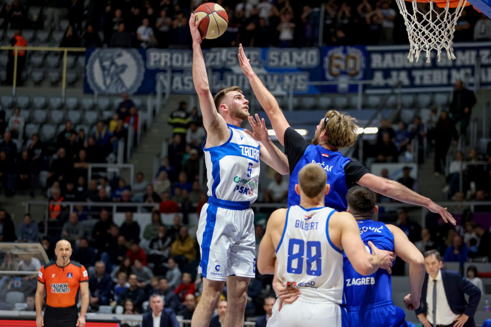 10.01.2025., Zadar - 16. kolo AdmiralBet ABA lige: KK Zadar - KK Cibona Photo: Sime Zelic/PIXSELL