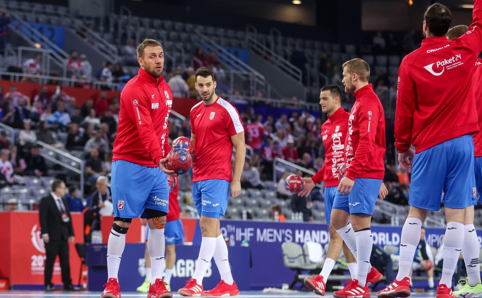 10.01.2025., Arena Zagreb, Zagreb - Prijateljska rukometna utakmica uoci Svjetskog rukometnog prvenstva 2025., Hrvatska - Slovenija. Luka Cindric Photo: Igor Kralj/PIXSELL