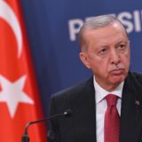 11, October, 2024, Belgrade - Agreement signing ceremony with the presence of the two presidents and statements to the media by the President of the Republic of Serbia, Aleksandar Vucic, and the President of the Republic of Turkey, Recep Tayyip Erdogan.  Recep Tayyip Erdogan. Photo: R.Z./ATAImages

11, oktobar, 2024, Beograd -Ceremonija potpisivanja sporazuma uz prisustvo dvojice predsednika i izjave za medije predsednika Republike Srbije Aleksandra Vucica i predsednika Republike Turske Redzepa Tajipa Erdogana. Photo: R.Z./ATAImages

 Photo: R.Z./ATAImages/PIXSELL