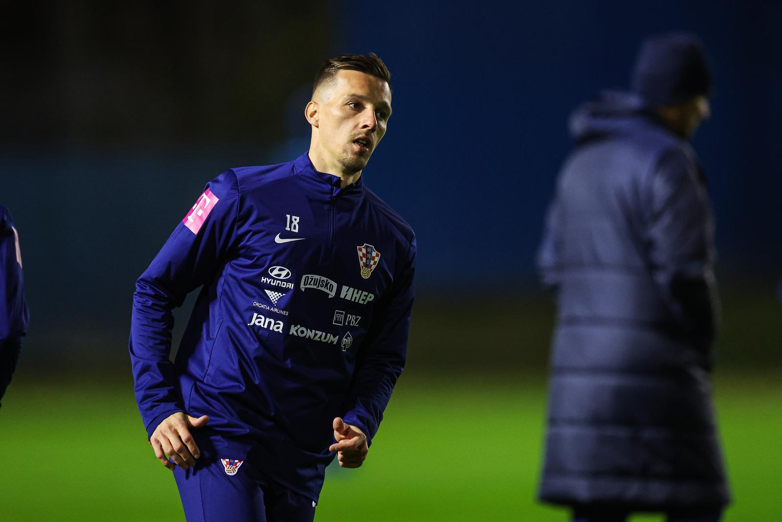 12.11.2024., stadion Makismir, Zagreb - Trening Hrvatske nogometne reprezentacije. Mislav Orsic. Photo: Luka Stanzl/PIXSELL