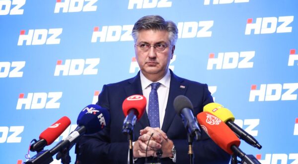 13.01.2025., Zagreb - Premijer Andrej Plenkovic dao je izjave za medije nakon sjednice Predsjednistva HDZ-a. Photo: Emica Elvedji/PIXSELL