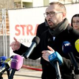 14.01.25., Zagreb - Gradonacelnik Grada Zagreba sa svojim suradnicima obisao je gradiliste bazena u naselju Spansko, te odrzao redovnu konferenciju za medije. Photo: Davorin Visnjic/PIXSELL