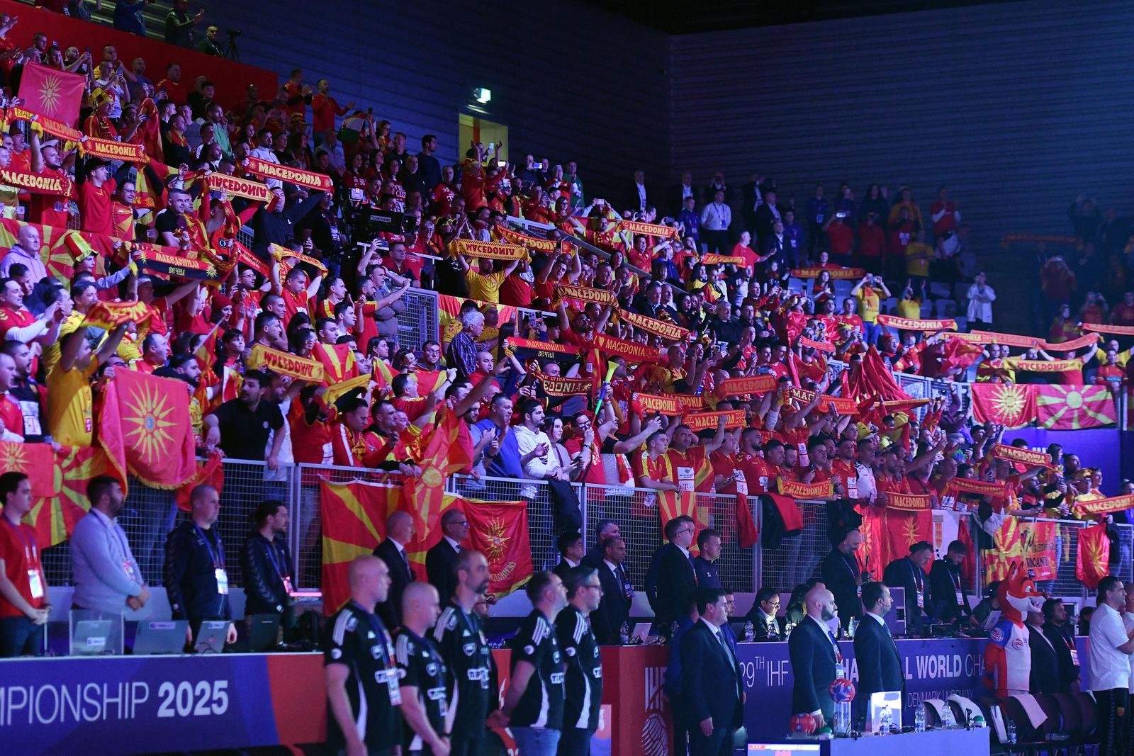 15.01.2025., Arena Varazdin, Varazdin - IHF Svjetsko rukometno prvenstvo 2025., skupina D, 1. kolo, Madjarska - Sjeverna Makedonija. 
 Photo: Vjeran Zganec Rogulja/PIXSELL