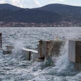 15.04.2023., Zadar - Juzina na zadarskom gatu na kojem jos traju radovi Photo: Sime Zelic/PIXSELL