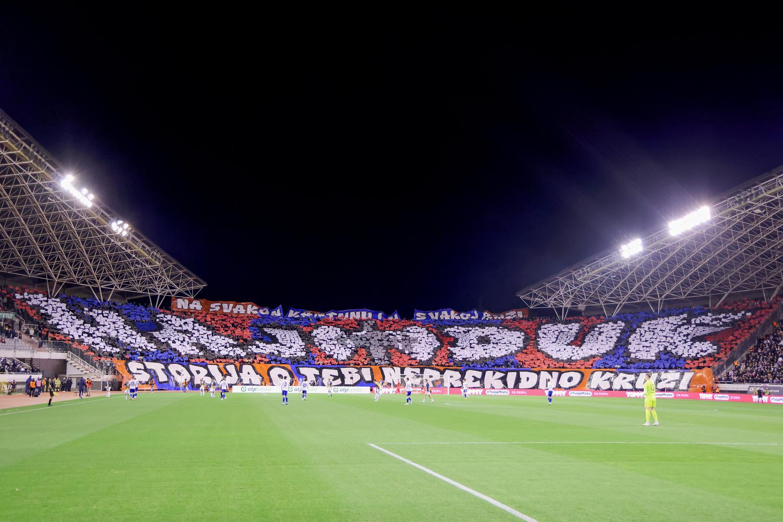 15.12.2024., stadion Poljud, Split - SuperSport HNL, 17. kolo, HNK Hajduk - HNK Rijeka. navijaci Hajduka, Torcida Photo: Sime Zelic/PIXSELL