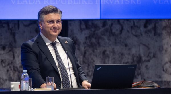 16.01.2025., Zagreb - Sjednica Vlade RH u Nacionalnoj i sveucilisnoj knjiznici. predsjednik Vlade RH Andrej Plenkovic Photo: Davor Puklavec/PIXSELL