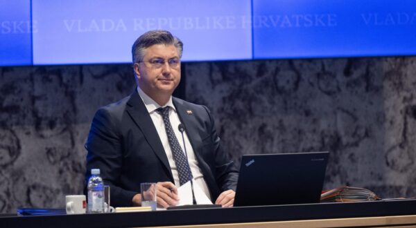 16.01.2025., Zagreb - Sjednica Vlade RH u Nacionalnoj i sveucilisnoj knjiznici. predsjednik Vlade RH Andrej Plenkovic Photo: Davor Puklavec/PIXSELL