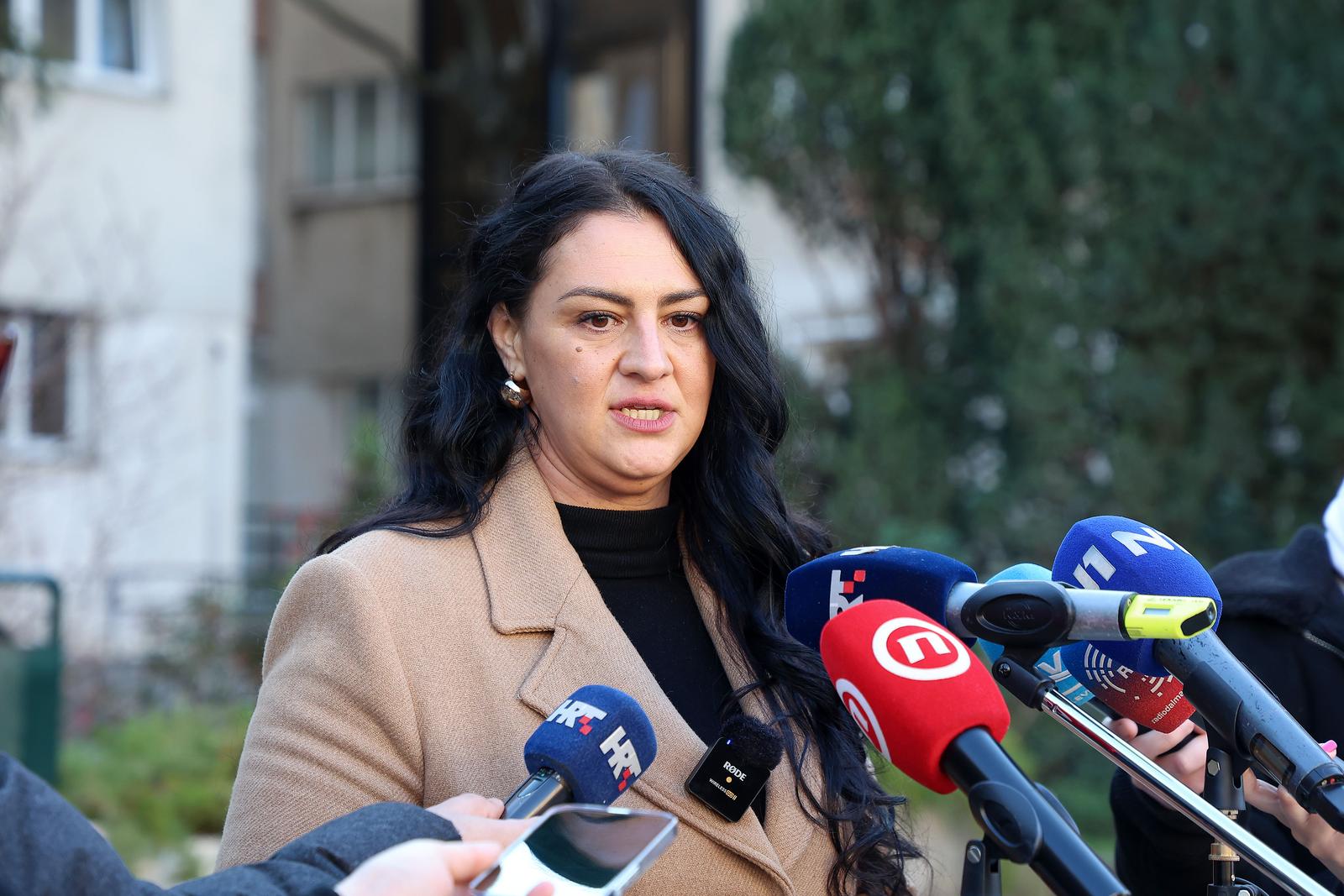 17.01.2025., Split - Ivana Nincevic Lesandric, nezavisna kandidatkinja za zupanicu Splitsko-dalmatinske zupanije, na konferenciji za medije govorila je o tri preduvjeta za pobjedu u Splitsko-dalmatinskoj zupaniji. Photo: Ivana Ivanovic/PIXSELL