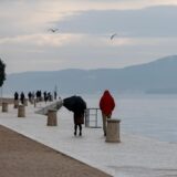 19.01.2025., Zadar - Oblacna i kisovita nedjelja u Zadru Photo: Sime Zelic/PIXSELL