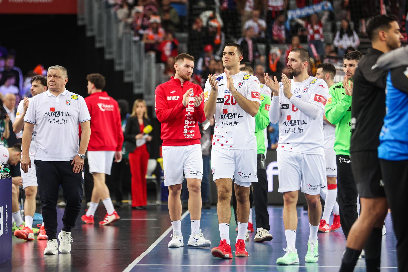 19.01.2025., Arena Zagreb, Zagreb - IHF Svjetsko rukometno prvenstvo 2025., skupina H, 3. kolo, Egipat - Hrvatska. Mateo Maras Photo: Luka stanzl/PIXSELL