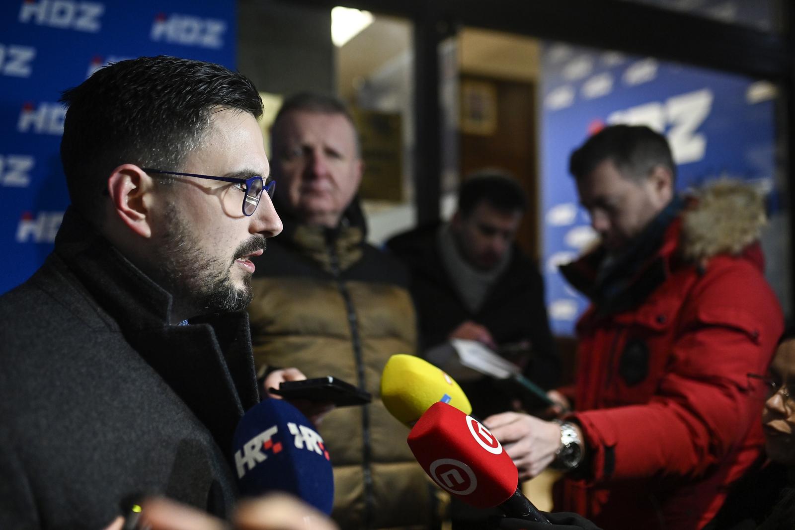 20.01.2025., Zagreb - Dolazak clanova na zajednicku sjednicu Predsjednistva i Nacionalnog odbora HDZ-a.
 Photo: Igor Soban/PIXSELL