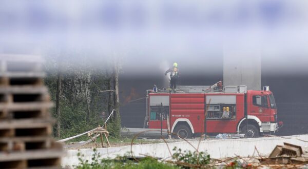 20.06.2024., Zapresic - Zgariste tvrtke Eko Flor u Industrijskoj ulici gdje je tijekom jucerasnjeg dana izbio veliki pozar.  Photo: Marko Prpic/PIXSELL