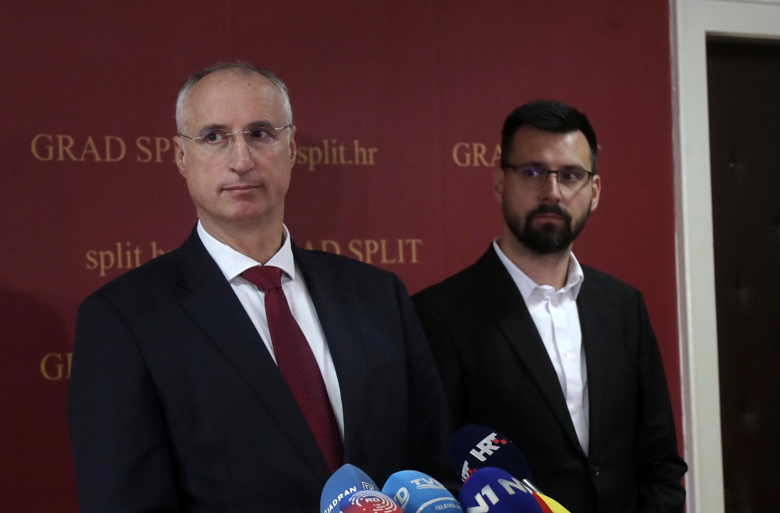 22.01.2025., Split - Gradonacelnik Splita Ivica Puljak na konferenciji za medije nakon primitka inspekcijskih nalaza o oneciscenju zraka. Photo: Ivo Cagalj/PIXSELL