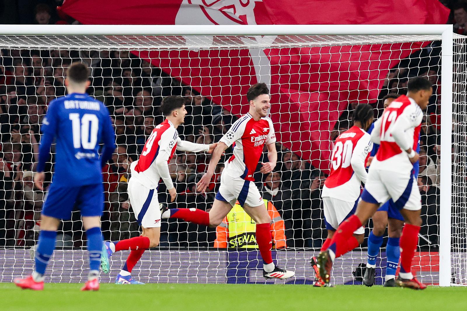 22.01.2025., stadion Emirates, London, Engleska - UEFA Liga prvaka, grupna faza, 7. kolo, Arsenal - GNK Dinamo. Photo: Luka stanzl/PIXSELL