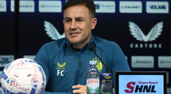 24.01.2025., Zagreb - Stadion Maksimir, konferencija za medije GNK Dinamo uoci sutrasnje utakmice GNK Dinamo - NK Istra. Trener Dinama Fabio Cannavaro. Photo: Marko Lukunic/PIXSELL