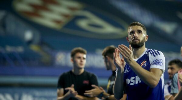 24.08.2023., stadion Maksimir, Zagreb - Prva utakmica play-offa UEFA Europske lige, GNK Dinamo Zagreb - Sparta Prag. Luka Ivanusec. Photo: Slavko Midzor/PIXSELL