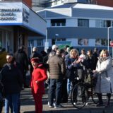 25.01.2025., Cakovec - Stotinjak gradjana spontano se okupilo ispred Zupanijske bolnice Cakovec. Photo: Vjeran Zganec Rogulja/PIXSELL