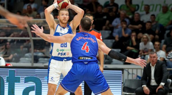 25.09.2024., Zadar - AdmiralBet ABA liga, 2. kolo, KK Zadar - KK Igokea. Dominik Gilbert Photo: Sime Zelic/PIXSELL