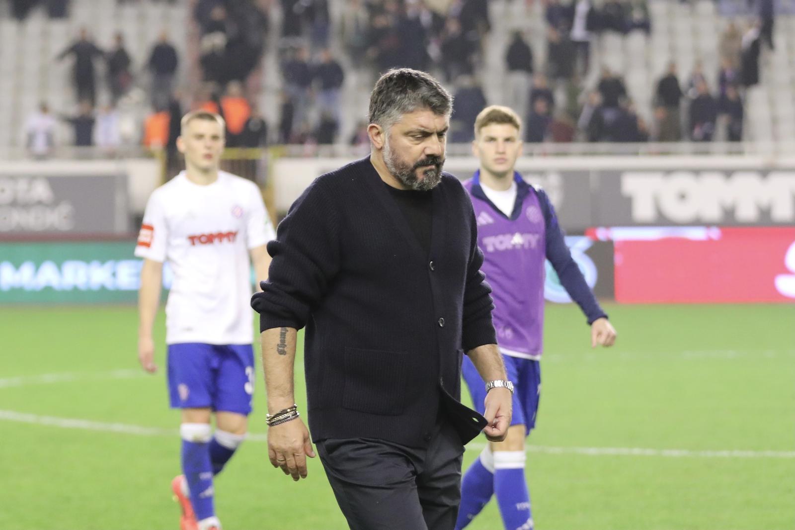 26.01.2025., stadion Poljud, Split - SuperSport HNL, 19. kolo, HNK Hajduk - NK Slaven Belupo. trener Hajduka Gennaro Gattuso Photo: Ivo Cagalj/PIXSELL