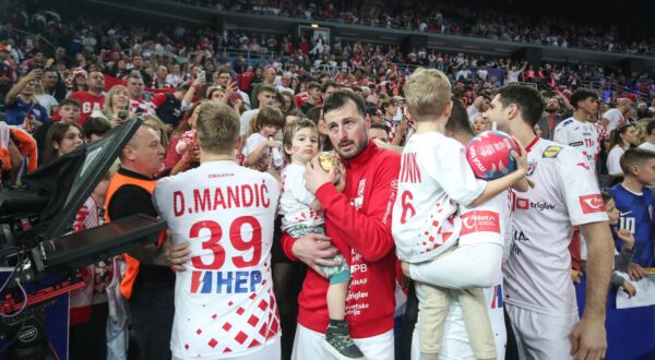 26.01.2025., Arena Zagreb, Zagreb - IHF Svjetsko rukometno prvenstvo 2025., drugi krug, skupina IV, Hrvatska - Slovenija. Domagoj Duvnjak Photo: Sanjin Strukic/PIXSELL