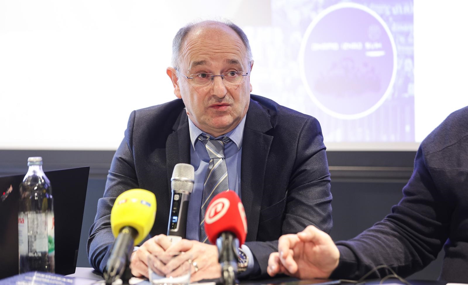 28.02.2024., Zagreb - Predstavljanje izborne liste Dinamo iznad svih za predstojece izbore za skupstinu GNK Dinama. Branko Lesjak Photo: Luka Stanzl/PIXSELL