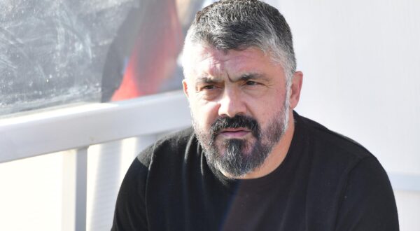 30.10.2024., Bjelovar - Gradski stadion Bjelovar,  1/8 finala SuperSport Hrvatskog nogometnog kupa: NK Mladost Zdralovi - HNK Hajduk. Gennaro Gattuso Photo: Vjeran Zganec Rogulja/PIXSELL