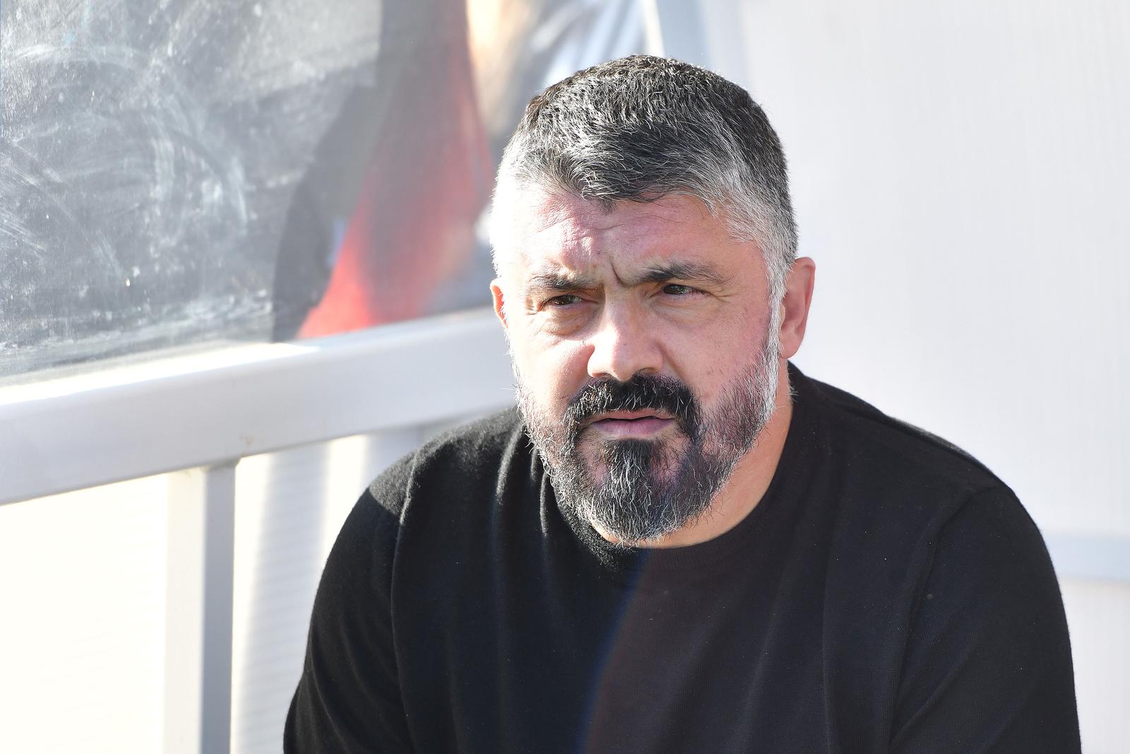 30.10.2024., Bjelovar - Gradski stadion Bjelovar,  1/8 finala SuperSport Hrvatskog nogometnog kupa: NK Mladost Zdralovi - HNK Hajduk. Gennaro Gattuso Photo: Vjeran Zganec Rogulja/PIXSELL