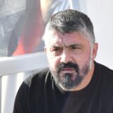 30.10.2024., Bjelovar - Gradski stadion Bjelovar,  1/8 finala SuperSport Hrvatskog nogometnog kupa: NK Mladost Zdralovi - HNK Hajduk. Gennaro Gattuso Photo: Vjeran Zganec Rogulja/PIXSELL