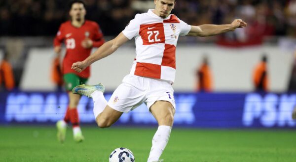 Soccer Football - Nations League - Group Stage - Croatia v Portugal - Poljud Stadium, Split, Croatia  - November 18, 2024 Croatia's Igor Matanovic in action REUTERS/Antonio Bronic Photo: Antonio Bronic/REUTERS