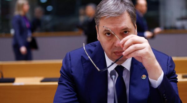 Serbian President Aleksandar Vucic attends a European Union and Western Balkans countries' summit in Brussels, Belgium, December 18, 2024. REUTERS/Johanna Geron Photo: JOHANNA GERON/REUTERS