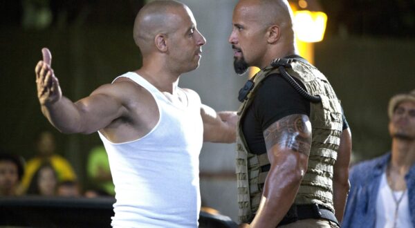 Vin Diesel & Dwayne Johnson  Characters: Dominic Toretto, Hobbs Film: Fast Five; Fast & Furious 5 (USA 2011)  Director: Justin Lin 15 April 2011     Date: 2011,Image: 798145033, License: Rights-managed, Restrictions: **Warning** This Photograph is for editorial use only and is the copyright of Universal Pictures and/or the Photographer assigned by the Film or Production Company & can only be reproduced by publications in conjunction with the promotion of the above Film. A Mandatory Credit To Universal Pictures is required. The Photographer should also be credited when known. No commercial use can be granted without written authority from the Film Company., Model Release: no, Credit line: All Film Archive/Universal Pictures / Mary Evans Picture Library / Profimedia