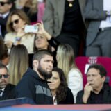 October 28, 2023, Barcelona, Spain: BARCELONA, SPAIN - OCTOBER 28:  .khabib during the La Liga EA Sports match between FC Barcelona and Real Madrid at the Estadi Olimpic Lluis Companys on October 28, 2023 in Barcelona, Spain,Image: 817641606, License: Rights-managed, Restrictions: , Model Release: no, Credit line: Gerard Franco / Zuma Press / Profimedia