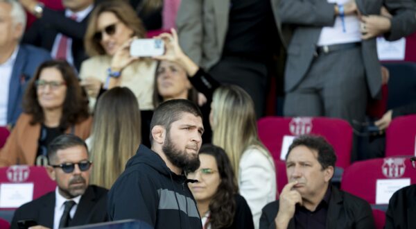 October 28, 2023, Barcelona, Spain: BARCELONA, SPAIN - OCTOBER 28:  .khabib during the La Liga EA Sports match between FC Barcelona and Real Madrid at the Estadi Olimpic Lluis Companys on October 28, 2023 in Barcelona, Spain,Image: 817641606, License: Rights-managed, Restrictions: , Model Release: no, Credit line: Gerard Franco / Zuma Press / Profimedia