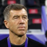 Uzbekistan's Slovenian coach Srecko Katanec watches before the start of the Qatar 2023 AFC Asian Cup quarter-final football match between Qatar and Uzbekistan at Al-Bayt Stadium in al-Khor, north of Doha, on February 3, 2024.,Image: 843085198, License: Rights-managed, Restrictions: , Model Release: no, Credit line: KARIM JAAFAR / AFP / Profimedia