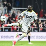 May 25, 2024, Mechelen, Belgium: Standard's Wilfried Kanga pictured in action during a soccer match between KV Mechelen and Standard de Liege, Saturday 25 May 2024 in Mechelen, on day 10, the last day of the 2023-2024 season of the 'Jupiler Pro League' first division of the Belgian championship.,Image: 876470496, License: Rights-managed, Restrictions: * Belgium, France, Germany, Luxembourg and Netherlands Rights OUT *, Model Release: no, Credit line: Tom Goyvaerts / Zuma Press / Profimedia