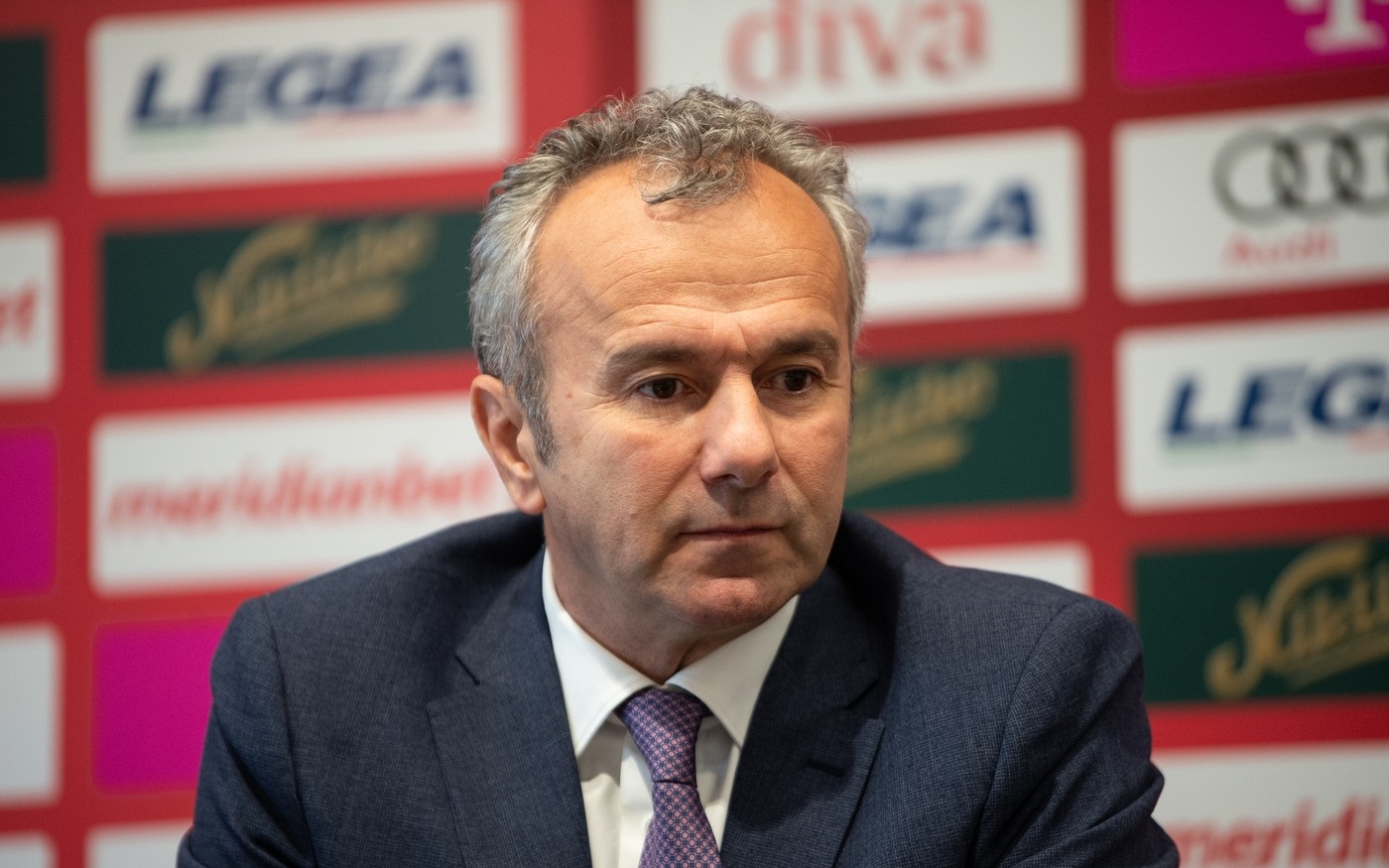 08, June, 2024, Podgorica - The renowned German car manufacturer Audi will continue to be a sponsor of the Football Association of Montenegro in the coming period. Dejan Savicevic. Photo: R.R./ATAImages

08, jun, 2024, Podgorica - Renomirani nemacki prozivodjac automobila Audi ce i u narednom periodu biti sponzor Fudbalskog saveza Crne Gore. Photo: R.R./ATAImages,Image: 879942154, License: Rights-managed, Restrictions: , Model Release: no, Credit line: R.R. / ATA Images / Profimedia