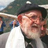 File photo dated August 8, 1999 shows French humanist Abbe Pierre. Legendary French priest and a life-long advocate of the homeless was accused of committing acts that would amount to “sexual assault or sexual harassment,” the international foundation he established said in a statement Wednesday. Abbe Pierre, who died in 2007, was one of France’s most beloved public figures. The founder of the international Emmaus Community for the poor, Abbe Pierre had served as France’s conscience since the 1950s, when he persuaded Parliament to pass a law, still on the books, forbidding landlords to evict tenants during winter.,Image: 890496121, License: Rights-managed, Restrictions: , Model Release: no, Credit line: Cortay Philippe/ABACA / Abaca Press / Profimedia