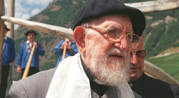 File photo dated August 8, 1999 shows French humanist Abbe Pierre. Legendary French priest and a life-long advocate of the homeless was accused of committing acts that would amount to “sexual assault or sexual harassment,” the international foundation he established said in a statement Wednesday. Abbe Pierre, who died in 2007, was one of France’s most beloved public figures. The founder of the international Emmaus Community for the poor, Abbe Pierre had served as France’s conscience since the 1950s, when he persuaded Parliament to pass a law, still on the books, forbidding landlords to evict tenants during winter.,Image: 890496121, License: Rights-managed, Restrictions: , Model Release: no, Credit line: Cortay Philippe/ABACA / Abaca Press / Profimedia