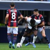 Ange-Yoan Bonny (Parma)Martin Erlic (Bologna)                                         during the  Italian Serie A  match between  
Bologna 0-0 Parma at  Renato DallAra Stadium October 5,  2024  in Bologna, Italy..,Image: 917537576, License: Rights-managed, Restrictions: No third party sales, Model Release: no, Credit line: Maurizio Borsari / AFLO / Profimedia