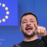 Ukraine's president Volodymyr Zelensky gives a press conference on the sideline of a EU summit in Brussels, on October 17, 2024.,Image: 922398467, License: Rights-managed, Restrictions: , Model Release: no, Credit line: JOHN THYS / AFP / Profimedia