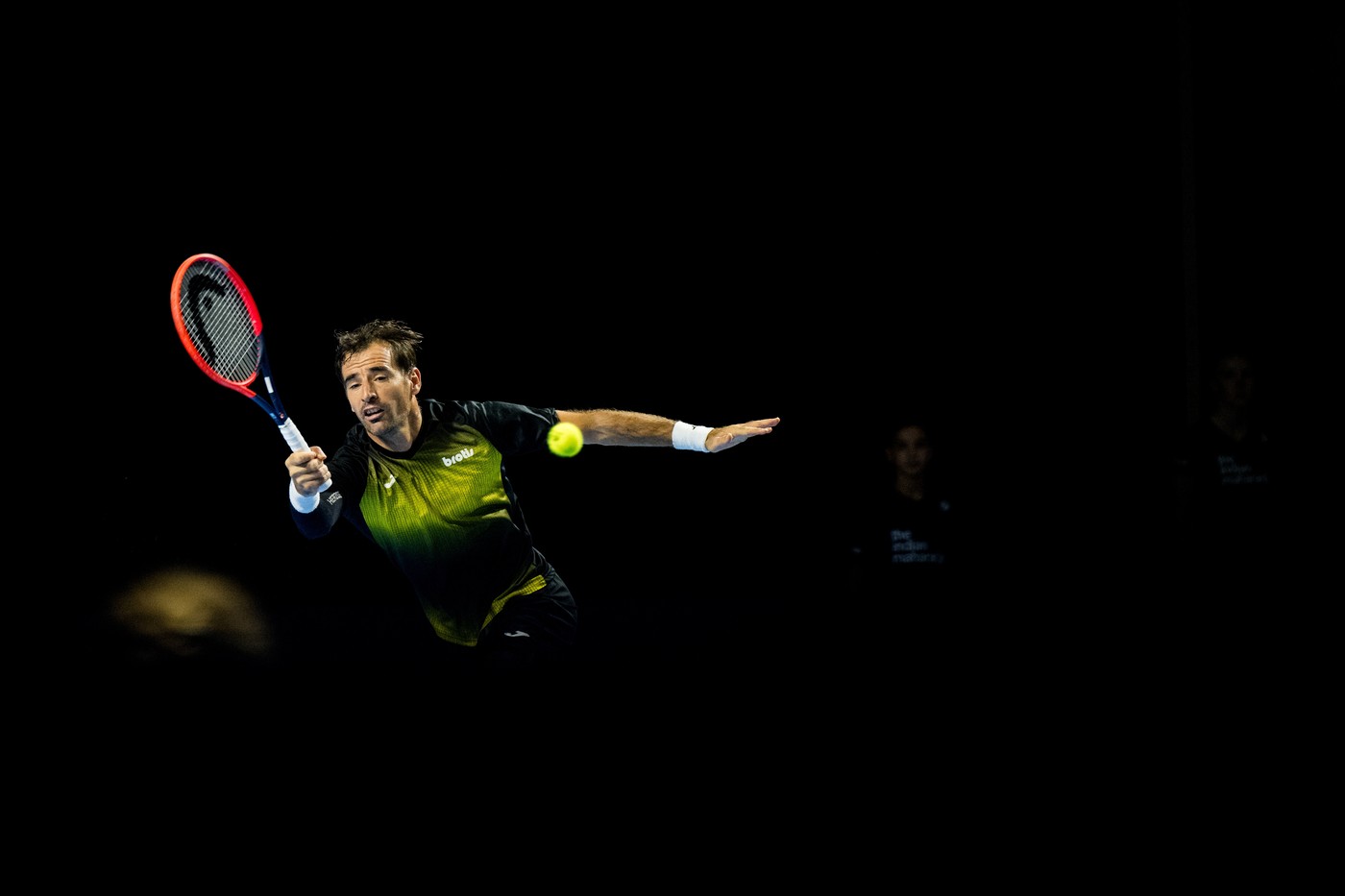 Croatian Ivan Dodig pictured in action during a tennis match in the quarter final of the doubles competition at the ATP European Open Tennis tournament in Antwerp, Thursday 17 October 2024. BELGA PHOTO JASPER JACOBS,Image: 922462448, License: Rights-managed, Restrictions: *** World Rights Except Belgium and France *** BELOUT FRAOUT, Model Release: no, Credit line: Belga / ddp USA / Profimedia